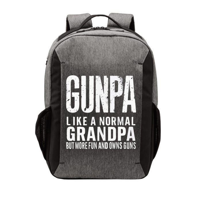 Gunpa Like A Normal Grandpa But More Fun And Owns Guns Funny Vector Backpack