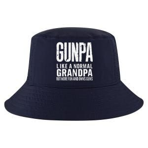 Gunpa Like A Normal Grandpa But More Fun And Owns Guns Funny Cool Comfort Performance Bucket Hat