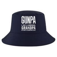 Gunpa Like A Normal Grandpa But More Fun And Owns Guns Funny Cool Comfort Performance Bucket Hat