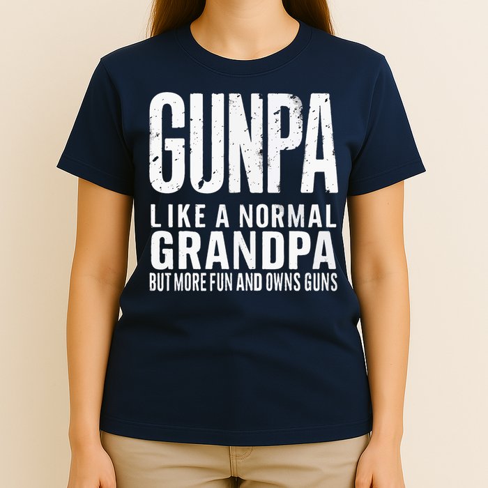 Gunpa Like A Normal Grandpa But More Fun And Owns Guns Funny T-Shirt