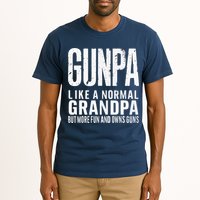 Gunpa Like A Normal Grandpa But More Fun And Owns Guns Funny Tall T-Shirt