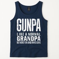 Gunpa Like A Normal Grandpa But More Fun And Owns Guns Funny Tank Top
