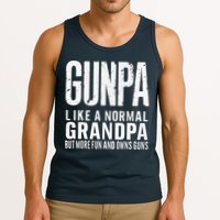 Gunpa Like A Normal Grandpa But More Fun And Owns Guns Funny Tank Top