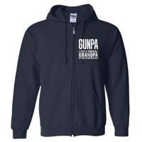 Gunpa Like A Normal Grandpa But More Fun And Owns Guns Funny Full Zip Hoodie