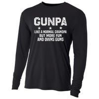 Gunpa Like A Normal Grandpa But More Fun And Owns Guns Cooling Performance Long Sleeve Crew