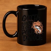 Gotta Love A Good Pole Dance 11oz C Handle Ceramic Mug