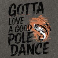 Gotta Love A Good Pole Dance Cotton Canvas Backpack