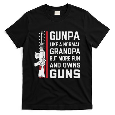 Gunpa Like A Normal Grandpa But More Fun And Owns Guns T-Shirt