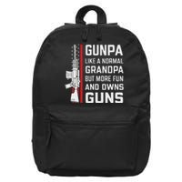 Gunpa Like A Normal Grandpa But More Fun And Owns Guns 16 in Basic Backpack