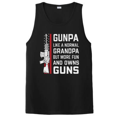 Gunpa Like A Normal Grandpa But More Fun And Owns Guns PosiCharge Competitor Tank