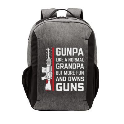 Gunpa Like A Normal Grandpa But More Fun And Owns Guns Vector Backpack