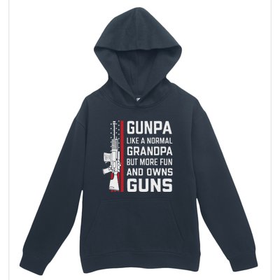 Gunpa Like A Normal Grandpa But More Fun And Owns Guns Urban Pullover Hoodie