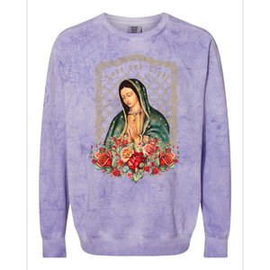 Guadalupe Love And Light Virgen De Guadalupe Gifts Colorblast Crewneck Sweatshirt