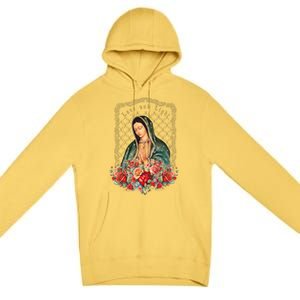 Guadalupe Love And Light Virgen De Guadalupe Gifts Premium Pullover Hoodie