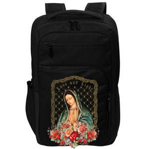 Guadalupe Love And Light Virgen De Guadalupe Gifts Impact Tech Backpack