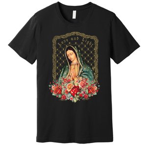 Guadalupe Love And Light Virgen De Guadalupe Gifts Premium T-Shirt