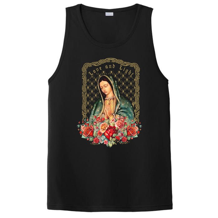 Guadalupe Love And Light Virgen De Guadalupe Gifts PosiCharge Competitor Tank