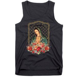 Guadalupe Love And Light Virgen De Guadalupe Gifts Tank Top