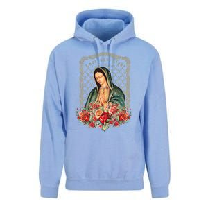 Guadalupe Love And Light Virgen De Guadalupe Gifts Unisex Surf Hoodie