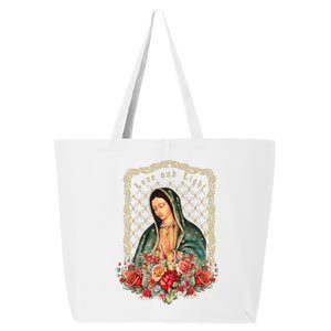 Guadalupe Love And Light Virgen De Guadalupe Gifts 25L Jumbo Tote