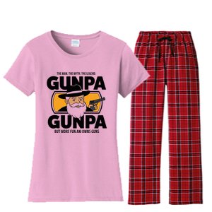 Gunpa Like A Normal Grandpa Women's Flannel Pajama Set