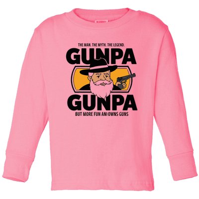 Gunpa Like A Normal Grandpa Toddler Long Sleeve Shirt