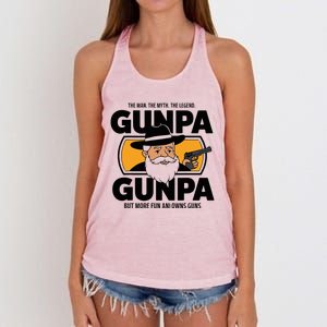 Gunpa Like A Normal Grandpa Women's Knotted Racerback Tank