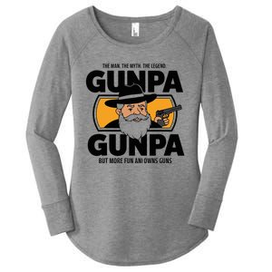 Gunpa Like A Normal Grandpa Women's Perfect Tri Tunic Long Sleeve Shirt