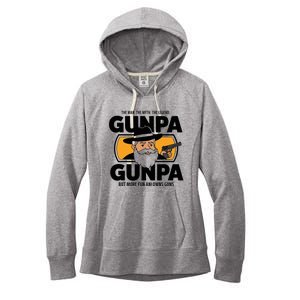 Gunpa Like A Normal Grandpa Women's Fleece Hoodie