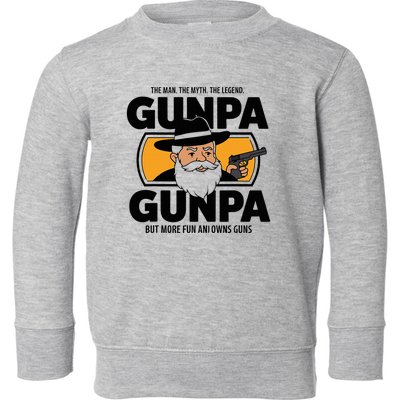 Gunpa Like A Normal Grandpa Toddler Sweatshirt