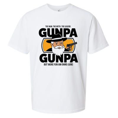 Gunpa Like A Normal Grandpa But More Fun And Owns Guns Sueded Cloud Jersey T-Shirt