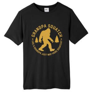 Grandpasquatch Like A Grandpa Just More Squatchy Tall Fusion ChromaSoft Performance T-Shirt