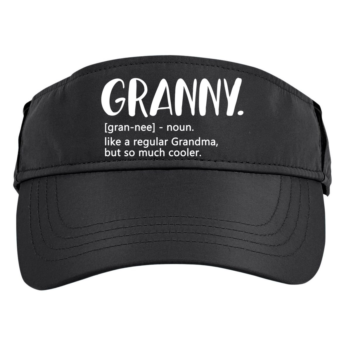 Granny Like A Regular Grandma But Cooler Mothers Day Granny Gift Adult Drive Performance Visor