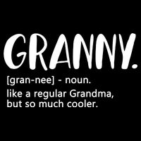 Granny Like A Regular Grandma But Cooler Mothers Day Granny Gift Wool Snapback Cap