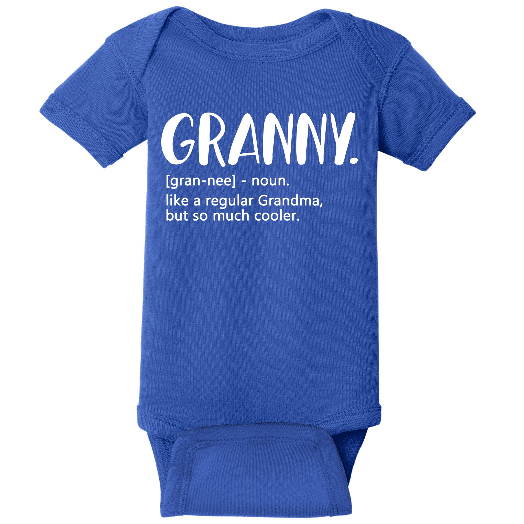 Granny Like A Regular Grandma But Cooler Mothers Day Granny Gift Baby Bodysuit