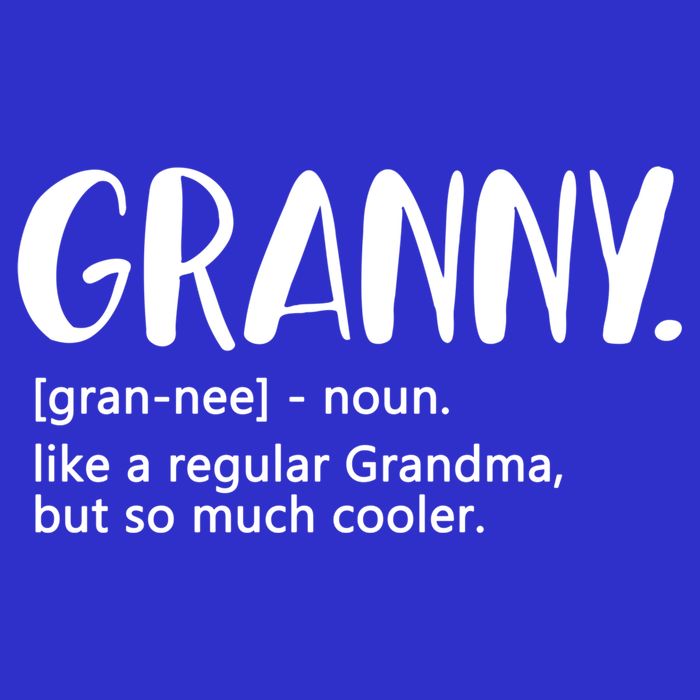Granny Like A Regular Grandma But Cooler Mothers Day Granny Gift Women's V-Neck T-Shirt