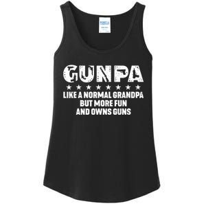 Gunpa Like A Normal Grandpa But More Fun And Owns Guns Ladies Essential Tank