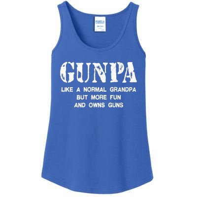 Gunpa Like A Normal Grandpa But More Fun And Owns Guns Ladies Essential Tank