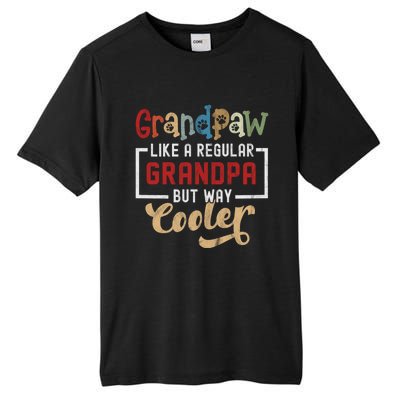 Grandpaw Like A Regular Grandpa But Cooler Funny Dog Grandpa Cute Gift Tall Fusion ChromaSoft Performance T-Shirt