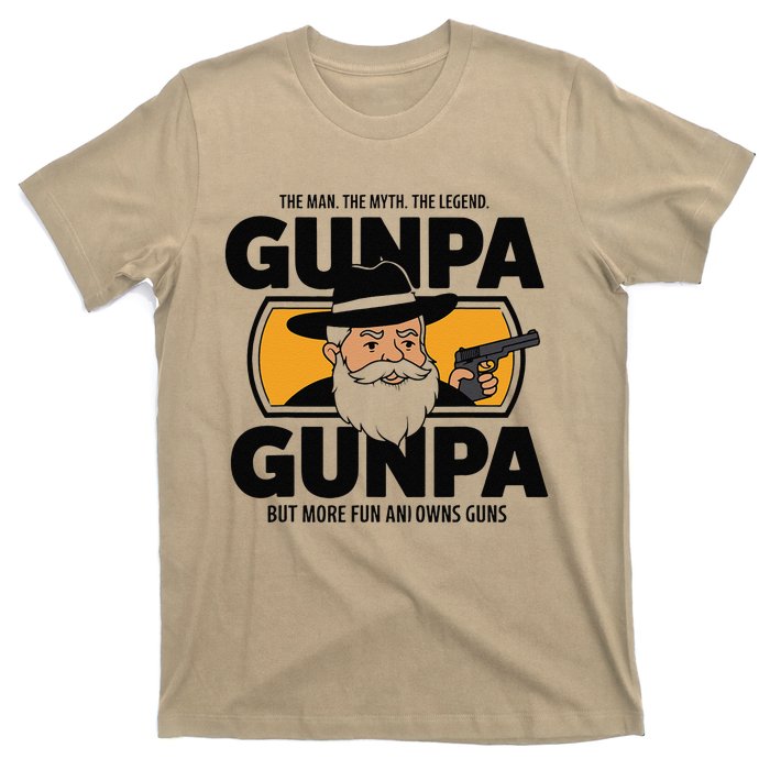 Gunpa Like A Normal Grandpa But More Fun And Owns Guns T-Shirt