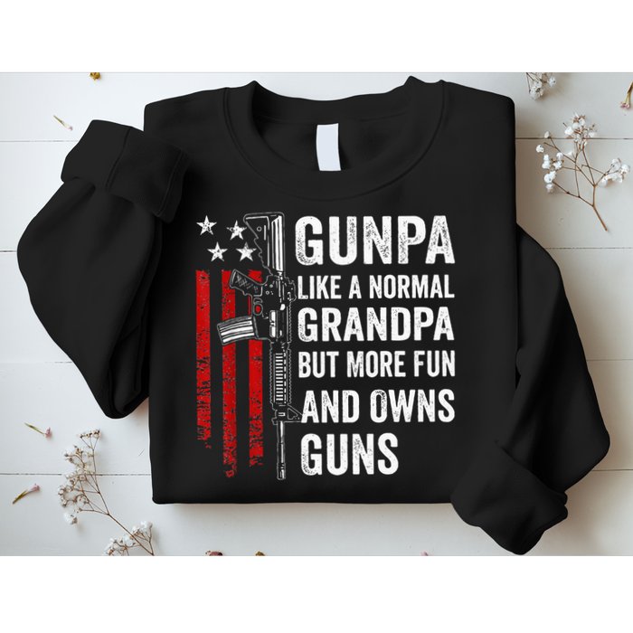Gunpa Like A Normal Grandpa But More Fun And Owns Guns Sweatshirt