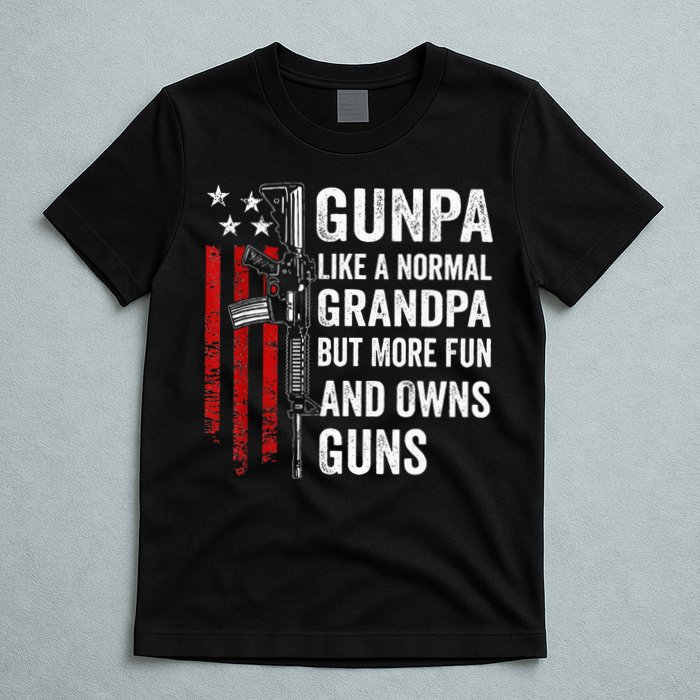 Gunpa Like A Normal Grandpa But More Fun And Owns Guns T-Shirt