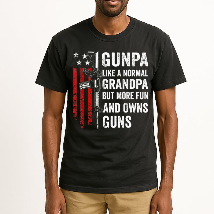 Gunpa Like A Normal Grandpa But More Fun And Owns Guns Tall T-Shirt