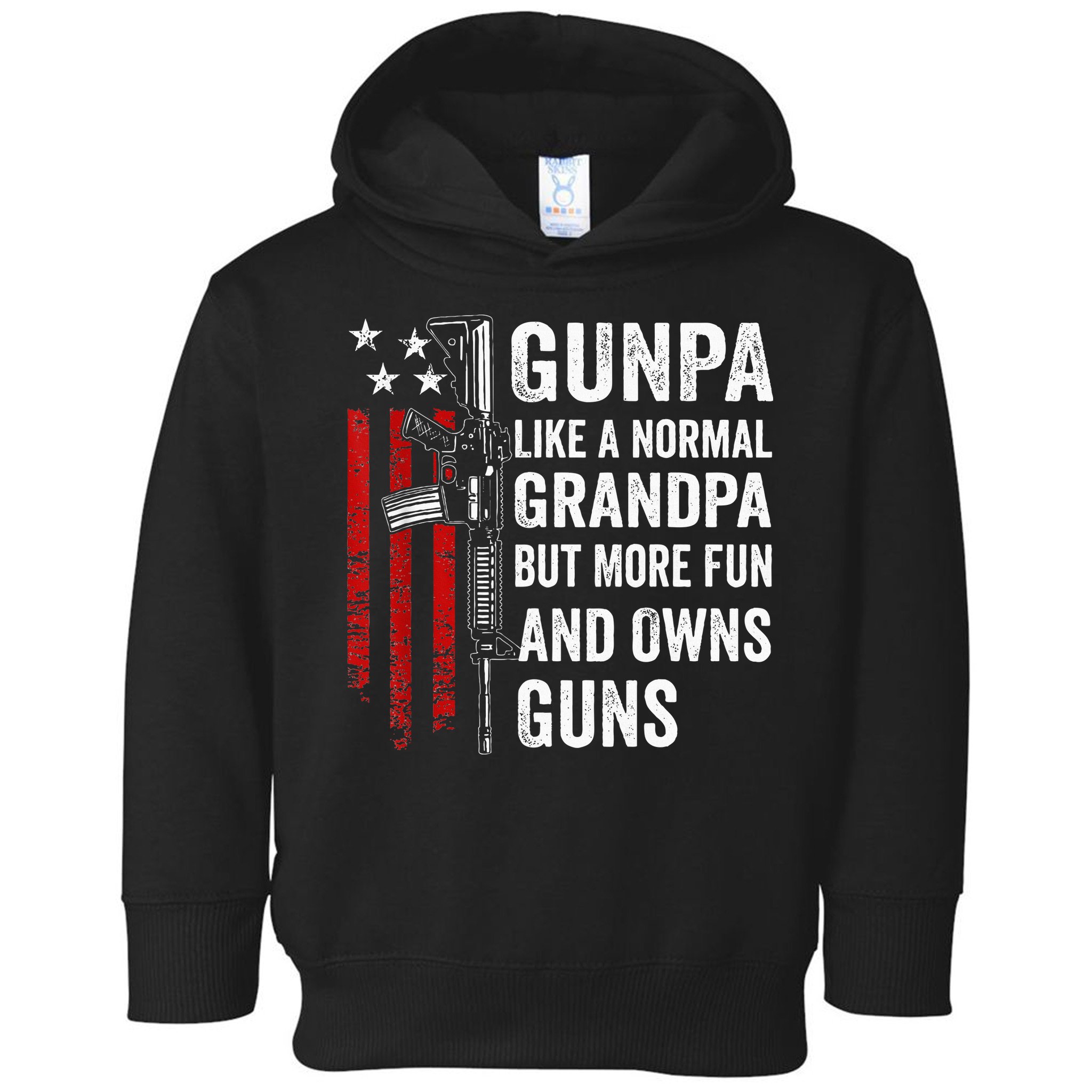 Gunpa Like A Normal Grandpa But More Fun And Owns Guns Toddler Hoodie