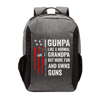 Gunpa Like A Normal Grandpa But More Fun And Owns Guns Vector Backpack