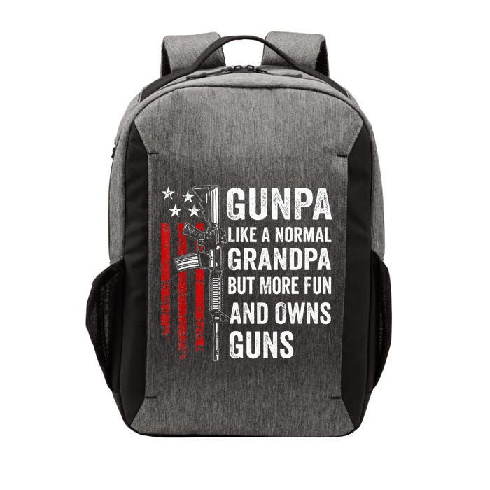 Gunpa Like A Normal Grandpa But More Fun And Owns Guns Vector Backpack