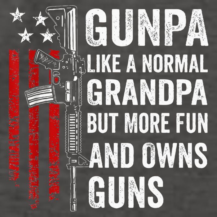 Gunpa Like A Normal Grandpa But More Fun And Owns Guns Vector Backpack