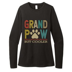 Grandpaw Like A Regular Grandpa But Cooler Funny Fathers Day Great Gift Womens CVC Long Sleeve Shirt