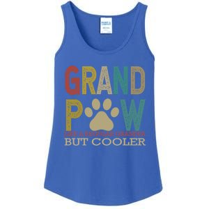 Grandpaw Like A Regular Grandpa But Cooler Funny Fathers Day Great Gift Ladies Essential Tank