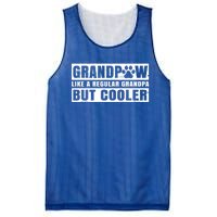 Grandpaw Like A Regular Grandpa But Cooler Grand Paw Dogs Funny Gift Mesh Reversible Basketball Jersey Tank